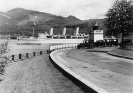 One of the Empress Liners sailing from Vancouver to the Orient