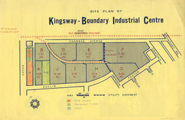 Kingsway-Boundary Industrial Centre to light industrial rail customers : Site Plan of Kingsway-Bo...