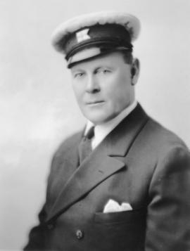 Eric W. Hamber in yachting hat