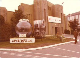 CJVB Radio Station on grounds, in front of Explore Canada Pavilion