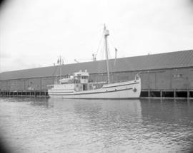 [The R.C.M. Police "St. Roch" at dock]
