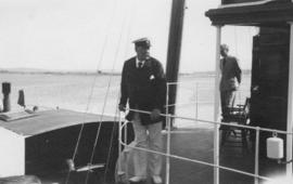 Eric W. Hamber aboard the Vencedor