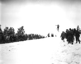 Skiing on Grouse Mountain