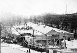 [Evangelistic Tabernacle under construction - site bounded by Hastings, Cambie, Pender and Hamilt...