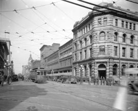 [View of Hastings Street, looking west from Richards Street]