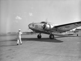 Canadian Pacific Airlines [plane about to depart]