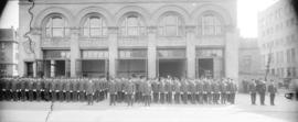[Group of firemen in front of Firehall No. 1. - 278 Cordova Street]