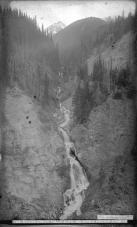 Stoney Creek Falls. C.P.R. Selkirks. Height 2500 ft.