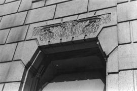 [Carving above Marine building window]