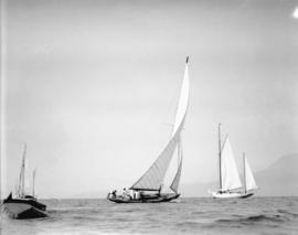 Yachting at English Bay during Regatta