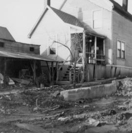 Rear view of Lillian and Foon Wong's house at 350 East Pender