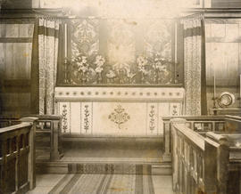 [Interior of the Chapel of  St. James' Church at Oppenheimer Street and Gore Avenue]