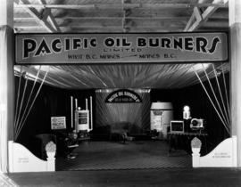 Pacific Oil Burners display of home heating systems