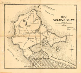 Map of Stanley Park, Vancouver, B.C.