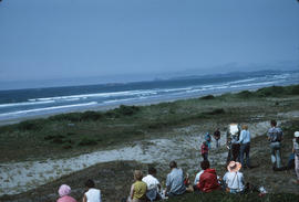 On sand dunes