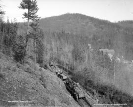 Ore Wagons, Rossland, B.C.