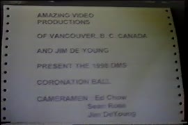 DMS [Dogwood Monarchist Society] Coronation Ball 1998