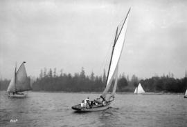[Yacht "Spirit" R.V.Y.C. 42 foot sloop on English Bay]
