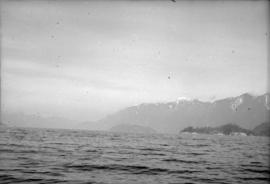 [Bowen Island scene from boat trip March 7, 1953]
