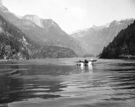 [The Malibu Club float plane on Princess Louisa Inlet]