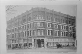 Retail store Hudson's Bay Company, corner of Granville and Georgia Streets [Image of printed phot...