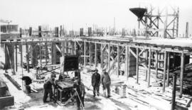 [Job no. 580 : photograph of Vancouver City Hall construction site]