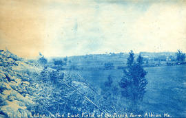 The Old Ledge in the East Field of the Pierce Farm, Albion M[ain]e