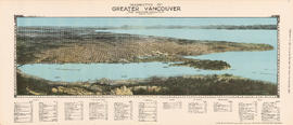 Perspective of Greater Vancouver from Grouse Mountain (elevation 4000 ft.)