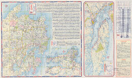 Maps of Victoria and Vancouver Island, mileage chart and traffic routes