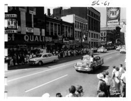 P.N.E. Program prize car in 1956 P.N.E. Opening Day Parade