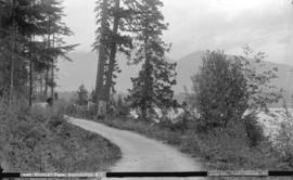 [Woman on path at Brockton Point] Stanley Park, Vancouver, B.C.