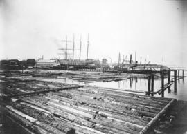 [View of B.C. Marine Railways Company near the foot of Victoria Drive]