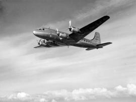 Canadian Pacific [Airlines] "Empress of [Vancouver]" in the air