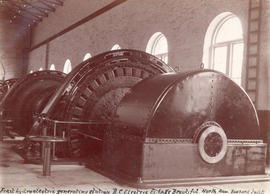 First hydroelectric generating station - B.C. Electric Railway Company, Lake Beautiful, North Arm...