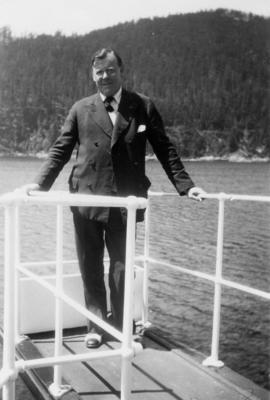 Eric W. Hamber aboard the Vencedor