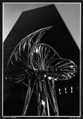 [Sculpture by George Norris in front of] Pacific Centre