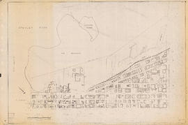 Sectional map of Vancouver showing streets, block and lot outlines, and building perimeters : Map...