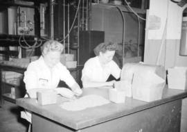 [Women at work at the Boeing plant on Sea Island]