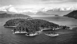 [View of Pasley Island in Howe Sound]