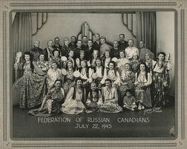 Federation of Russian Canadians - cultural entertainers - 1945
