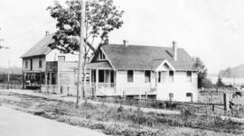 [Hollyburn General Store, post office and Navvy Jack's house on the corner of Lawson (17th) Avenu...