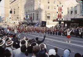 48th Grey Cup Parade, on Georgia and Howe, New Westminster's marching band