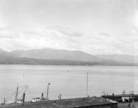 [Looking north across Burrard Inlet towards North Vancouver]