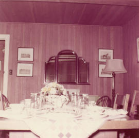 Dining room of Minnekhada lodge
