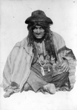 [Alfred T. Layne, actor, cross-legged as Indian?]