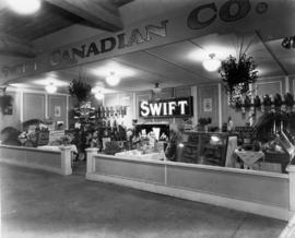 Swift Canadian Co. display of meat and dairy products