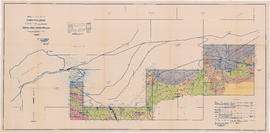 Topographical map of timbered areas situated south of former Merrill-Ring-Moore operation