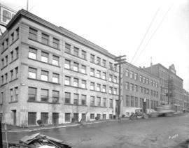 [Liquor Control Board warehouse at Smithe and Beatty Streets]
