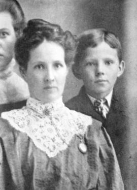 [Mrs. Eudora Jane Lochead and son William]