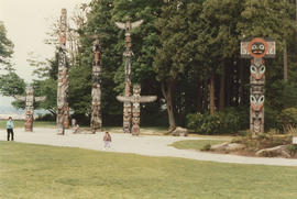 Totem poles at Brockton Point